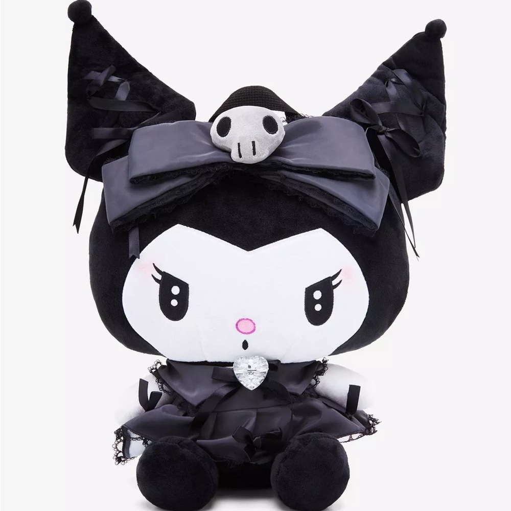 Hot Topic Sanrio Kuromi Lolita Plush Backpack
